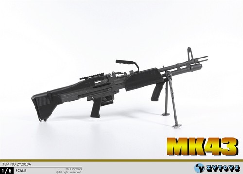 ZYTOYS ZY2010A 1/6 MK43 WWII Light Machine Gun Weapon Model Fit 12''Figure Doll - Picture 2 of 4