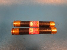 Lot of 2 Bussmann Fusetron FRS-R-1/10 Fuse, Dual Element, Time Delay Fuse 600 V