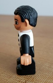 LEGO Duplo Lot of 2 Figures Policeman & Prisoner (Set 10809 Police Patrol) 