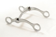 Curb Bit - Economy - Nickel Plated - 5" mouth, 7" cheeks B186 