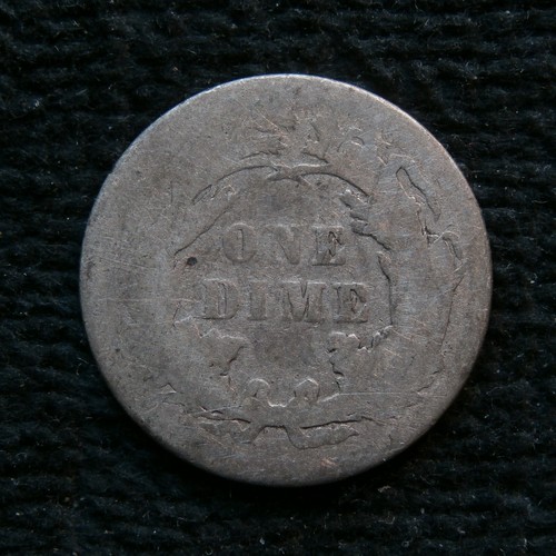 1889 Seated Liberty Dime - Picture 2 of 2