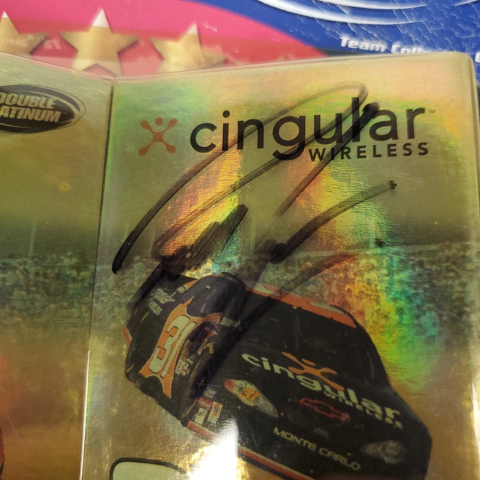 Winners Circle Robby Gordon #31 2002 Cingular firmado 1:43 diecast autografiado Foto 2 de 4