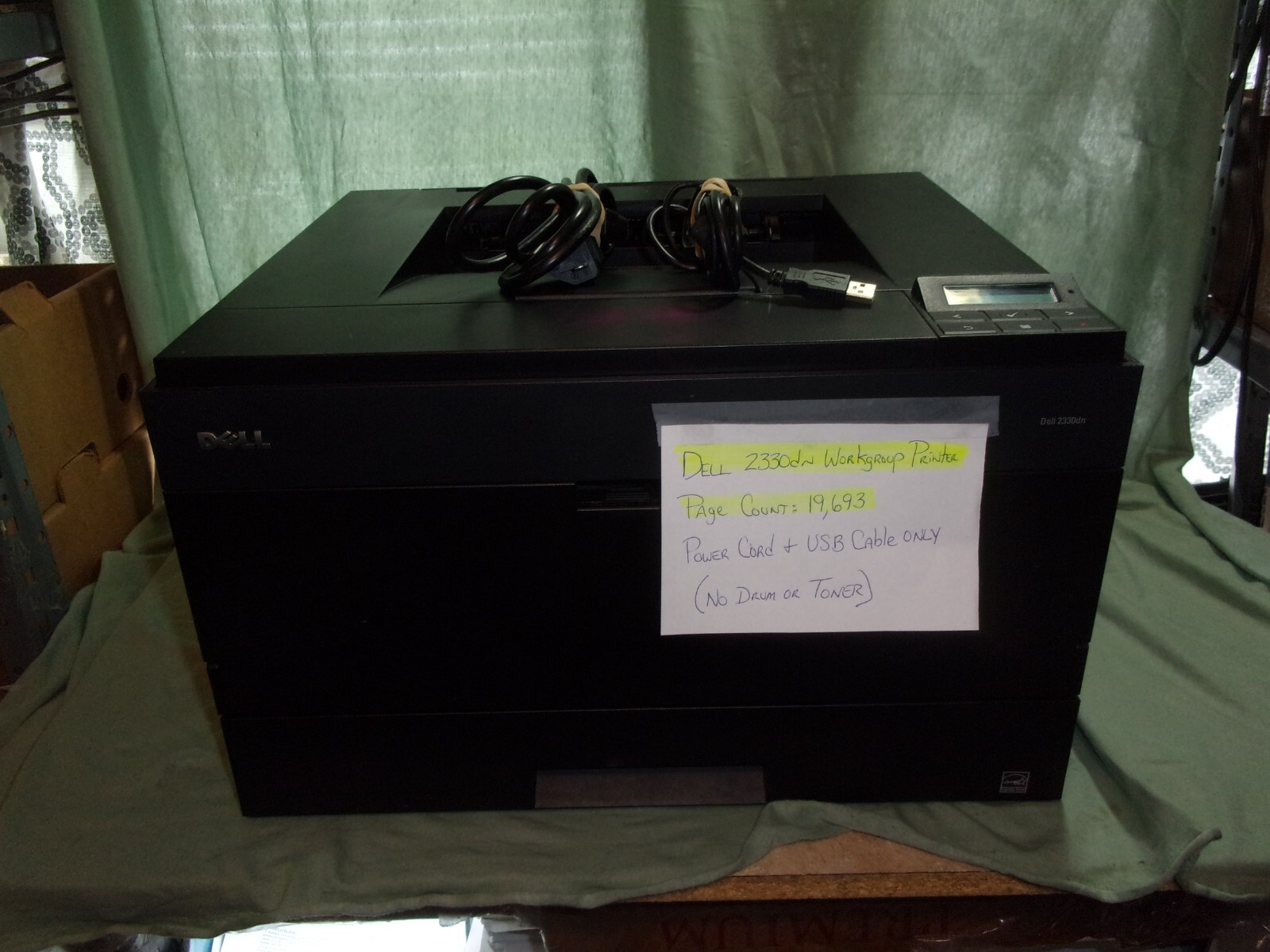 Dell 2330dn Workgroup printer Pg Count 19,687 eBay