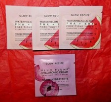 NEW GLOW RECIPE Watermelon Glow PHA/BHA Pore Tight Toner Plum Plump Hyalur Cream