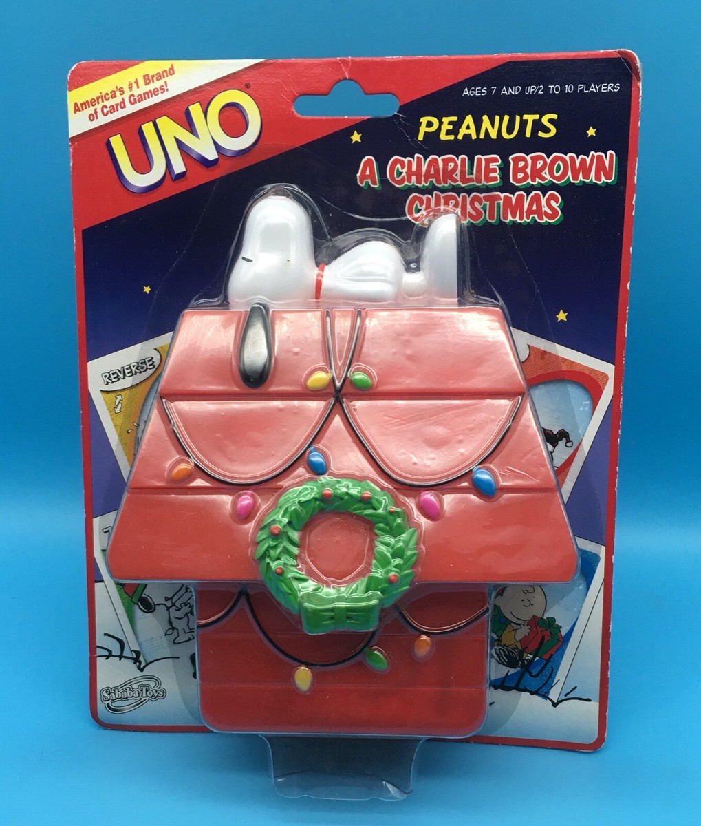 2008 PEANUTS CHARLIE BROWN CHRISTMAS UNO • NEW! SEALED