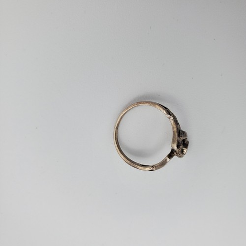 Original Vintage Sterling Silver 925 Eagle Ring WW2 WWII German pilot Luftwaffe - Picture 15 of 16