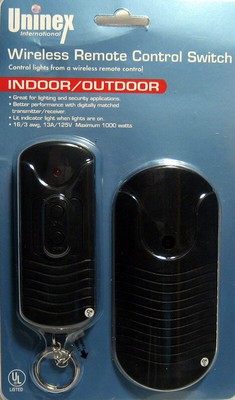 Indoor Wireless Remote Control Power Switch 40 Ft