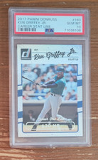 2017 Panini Donruss Stat Line #183 Ken Griffey Jr 25/500 PSA 10 POP 3