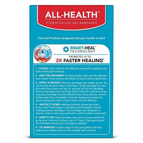 18 17 GÉL PACK 2.0 oz 7包 Amazon.com: All Health Advanced Fast Healing Hydrocolloid