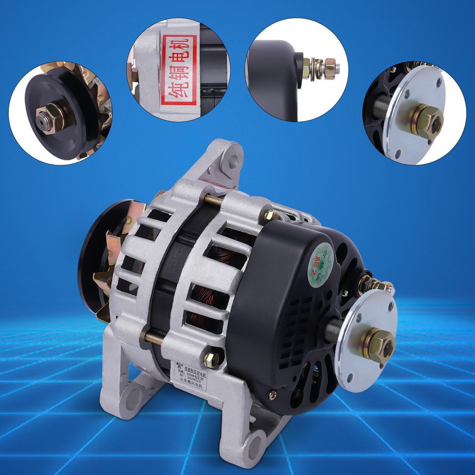 2000W Permanent Magnet Synchronous Generator DC Low Rpm Alternator ...