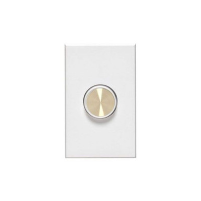 Leviton 60800-W, 800 W, 120 VAC, White, Rotary, Incandescent Dimmer, 1pc