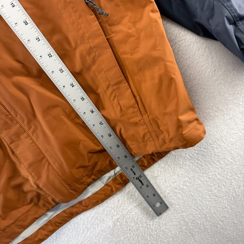 LL Ban Jacket Men's Medium Tall Gray Orange Tek Rain Waterproof Grop Hiking - Picture 3 of 9