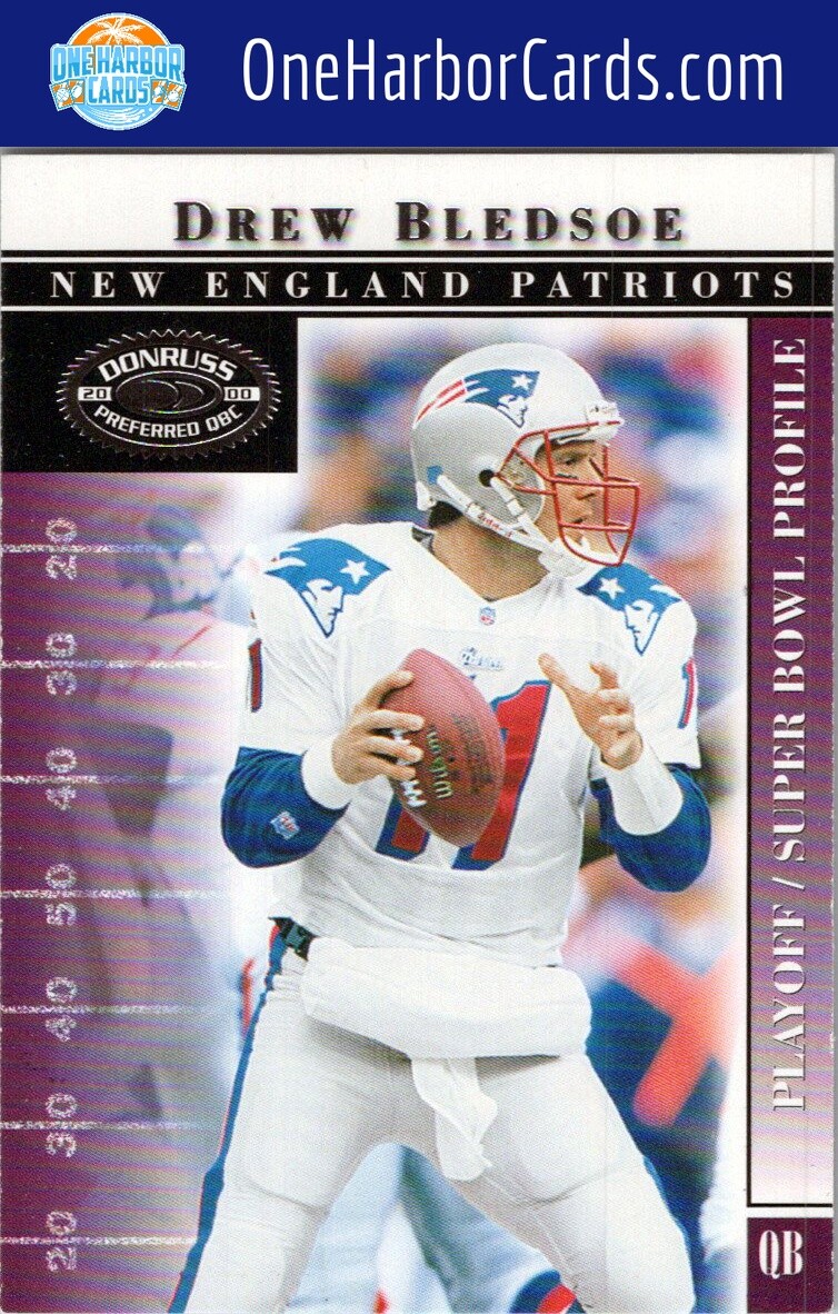 2000 Donruss Preferred New England Patriots #79 Drew Bledsoe