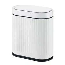 Bathroom Sensor Trash Can with Automatic Lid 2 Gallon Smart Garbage Can 7.5 L...