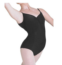 Capezio 9388 Women's Extra Small 2-4 Black Camisole Leotard Adjustable Straps