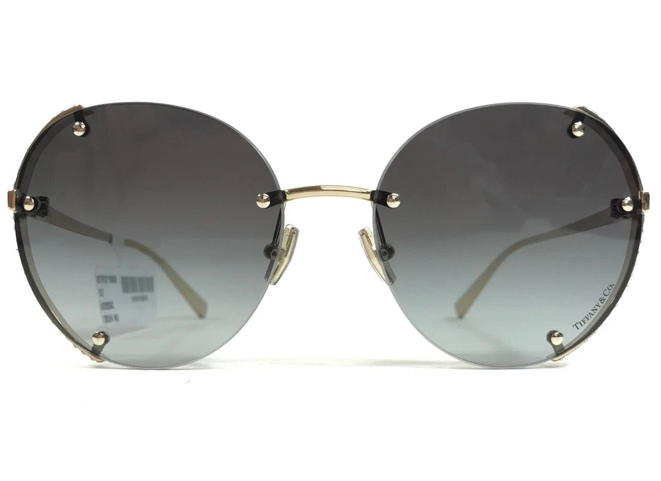 Tiffany & Co. Sunglasses TF3110-K-B 6220/3C Gold Plated Frames w/ Gray Gradient - Image 2 of 4