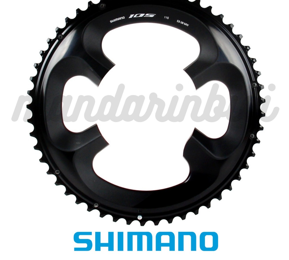 Shimano 105 FC-R7000 Chainring MW L for 53/39T Black (53T Shimano 105 FC-R7000 Chainring MW L for 53/39T Black (53T