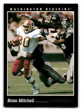 Brian Mitchell 1993 Pinnacle #18 Washington Redskins FOOTBALL