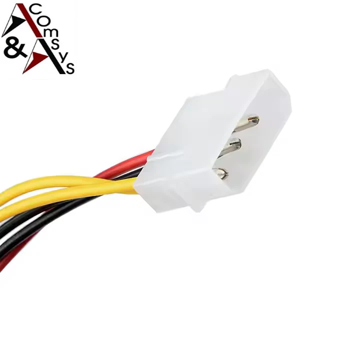 Adapter Kabel 4Pin Molex IDE auf 6 Pin PCI-E PCI Express Stromkabel Grafikkarte - Bild 4 von 4