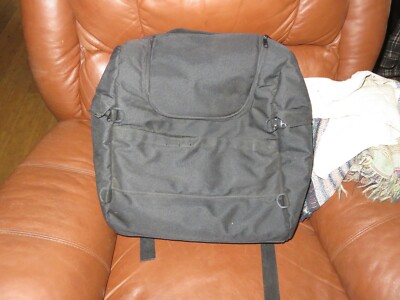 Vintage Vtg Genuine Harley Davidson Sissy Bar, Backrest Storage Bag By SAC 