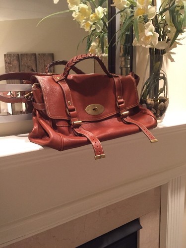 100% Authentic Mulberry Alexa...smooshy and buttery buffalo leather!