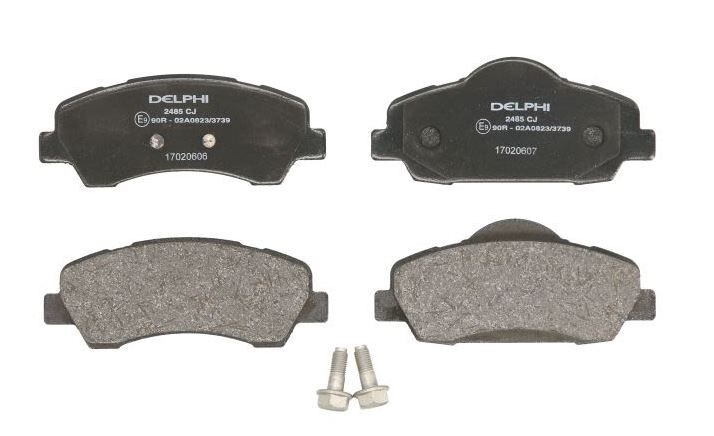 Plaquettes de frein avant Delphi LP2485 de rechange pour système de freinage Peugeot 301