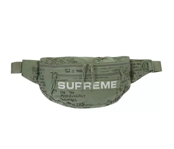 Sac taille Supreme Field Olive Gonz SS23   EN MAIN
