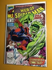 WEB OF SPIDER-MAN (1985 1st Series) #69 FN+ 6.5 AMAZING SPIDER-MAN VS. THE HULK