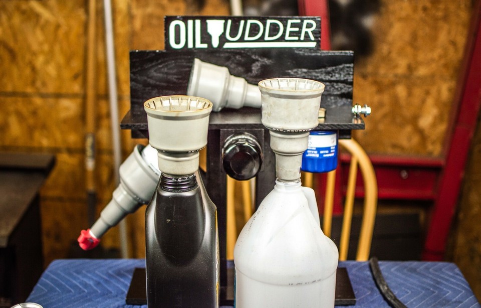 OIL UDDER XL Filters up to 4" Diameter Mess Free Oil Filter Funnel eBay