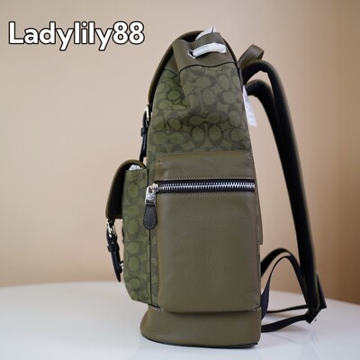 coachリュック NWT Coach CE523 Sprint Backpack In Signature Jacquard Pebble