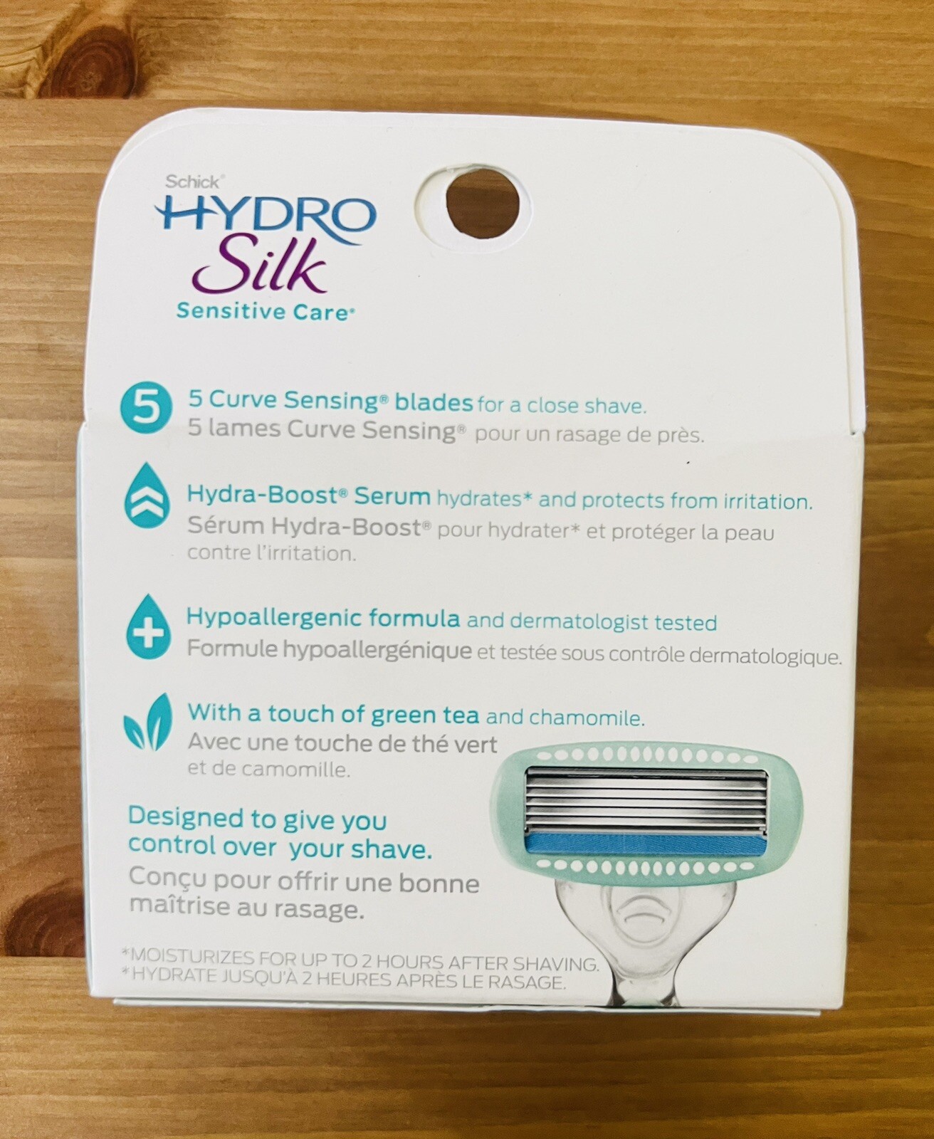 New!!Schick Hydro Silk Sensitive Care Women&rsquo;s Razor Cartridges-4ct.