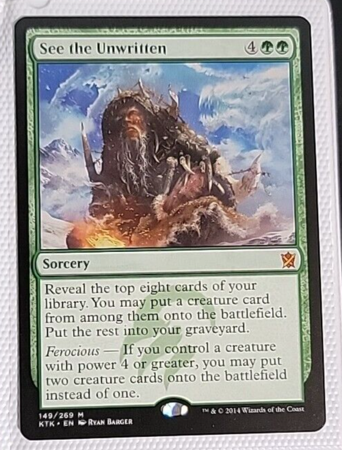 MTG See the Unwritten Khans of Tarkir 149/269 Regular Mythic