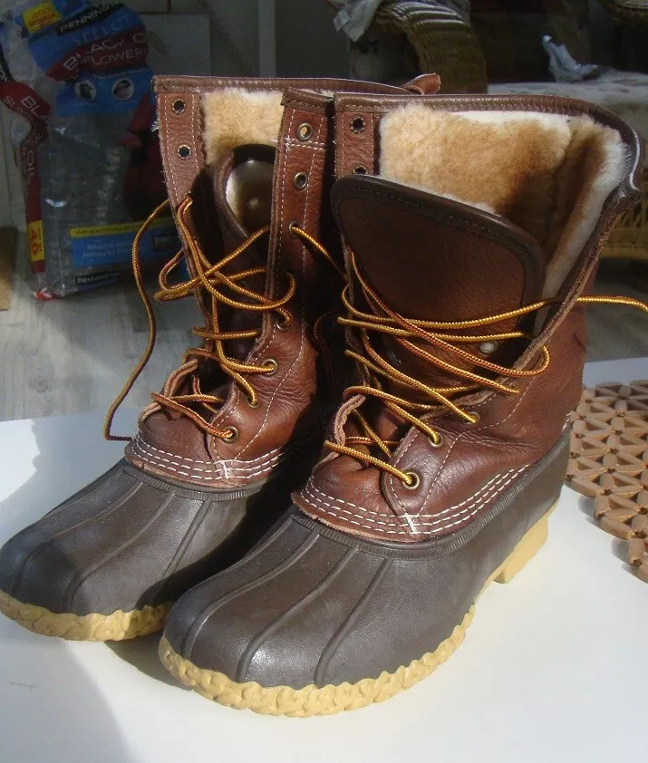 Ll bean men's tumbled leather boots cheap