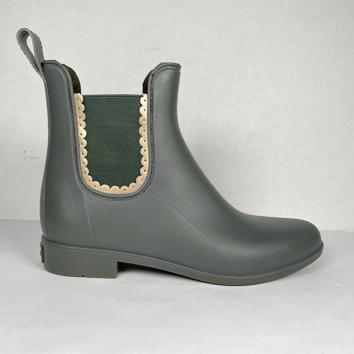 Jack Rogers Sallie Womens Size 7 M Chelsea Green Rubber Ankle Rain