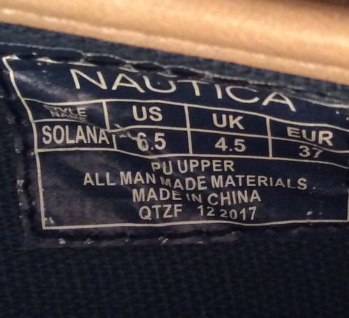 New Nautica Solana Beige Leather Ballet Flats Size 6.5, $75 - Picture 3 of 9