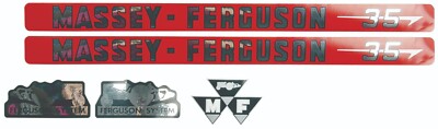 Massey Ferguson 35 Traktor Aufkleber Set