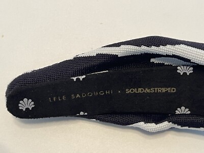 LELE SADOUGHI X SOLID & STRIPED KNOTTED HEADBAND BLACK WHITE  display picture 3