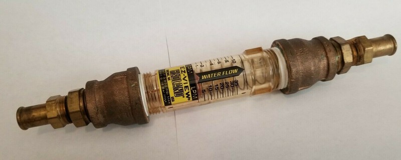 This auction is for a EZ-View Water Flow Meter H621-010
