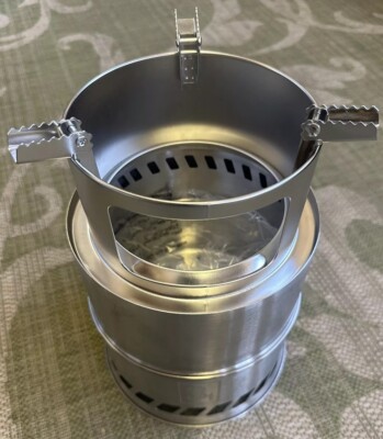 Large 11  High 7  Wide Portable Camping Hiking and Survival Stove  New Open Box