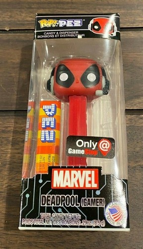 Funko Pop! Pez: Marvel Blue Deadpool (Gamer) – Exklusive Sammlerfigur