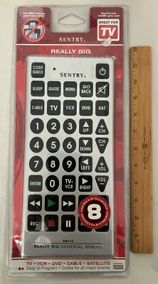 SENTRY: Really Big Universal Remote Control, RMC10  (NEW)