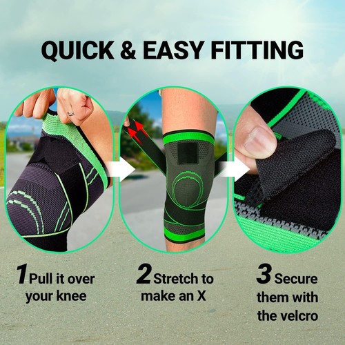 CARESOLE Circa Knee Sleeve - Compression Knee Sleeves for Men and Women NEW - Picture 8 of 8