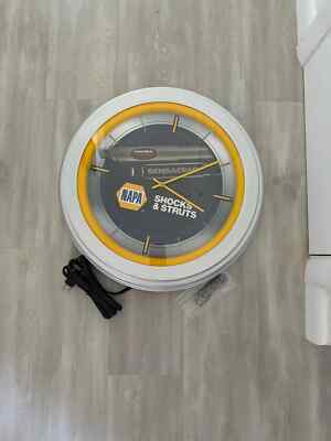 Wall Clock Napa Shocks and Struts Simulated-Neon | eBay