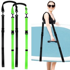2 Pcs Kayak Strap Carrying Surfboard Straps with Padded Shoulder Sling Paddle...
