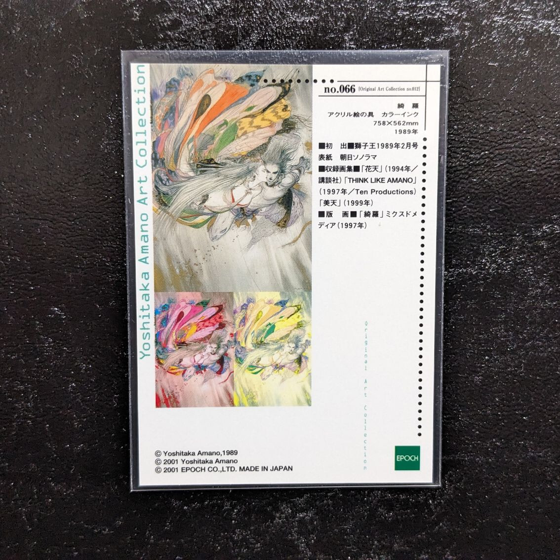 天野喜孝 アートコレクション 獅子王 no.066 [Original Art