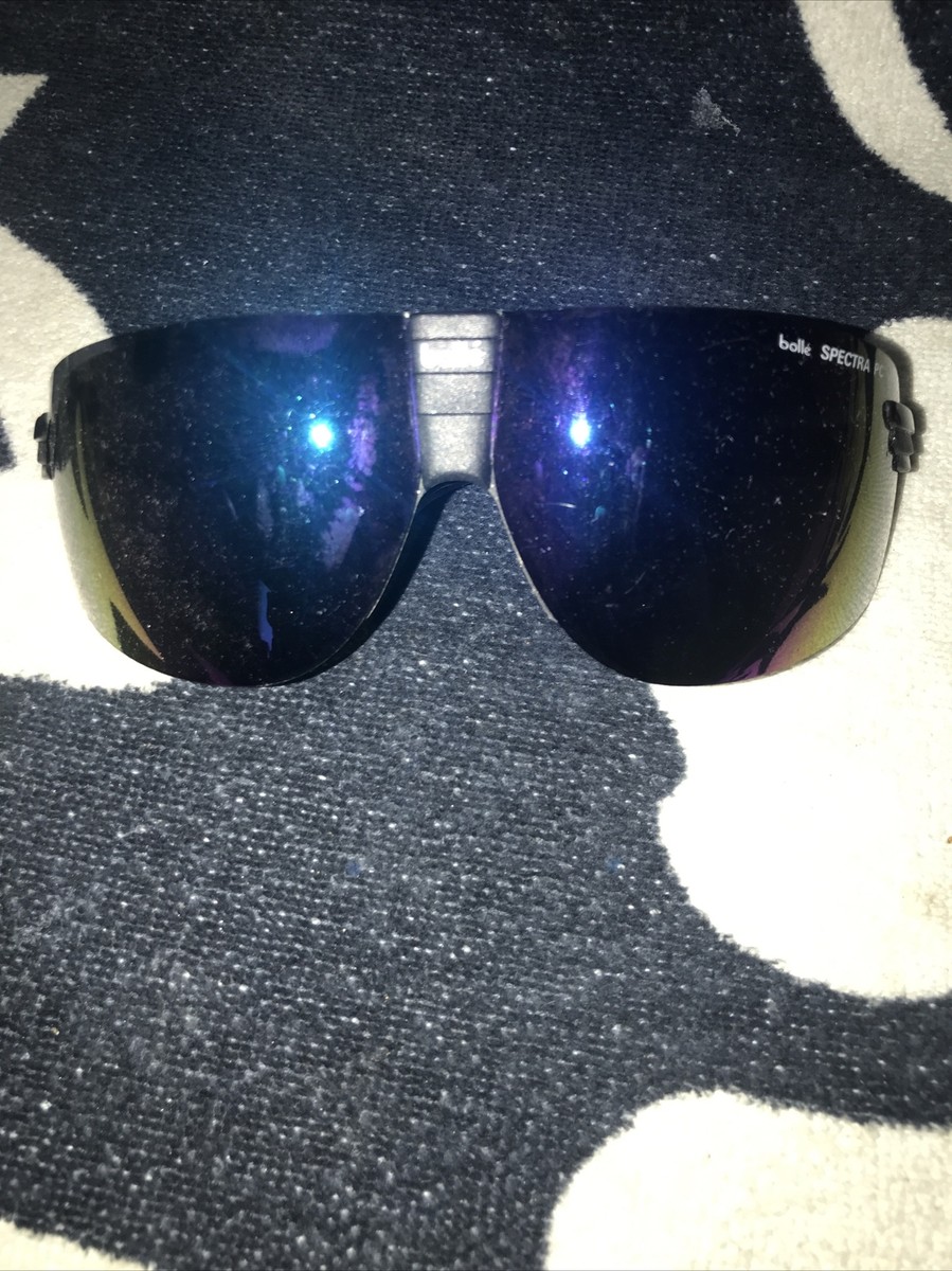 Vtg 80s Bolle Contour Spectra PC Sunglasses Made in France Blade Shield  Prism