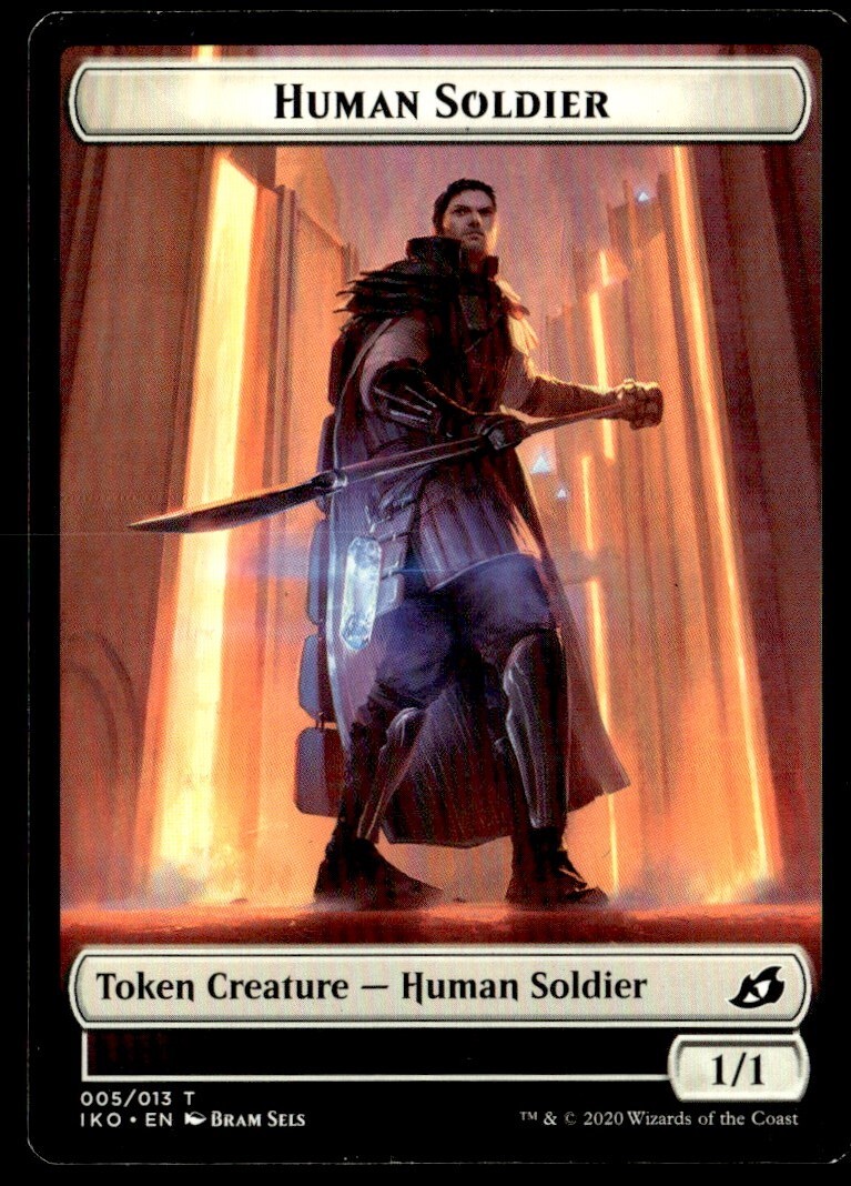 2020 Double Masters Tokens Human Soldier Token/Common #5