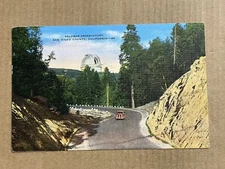 Postcard Palomar Observatory San Diego County California CA Road Old Car Vintage