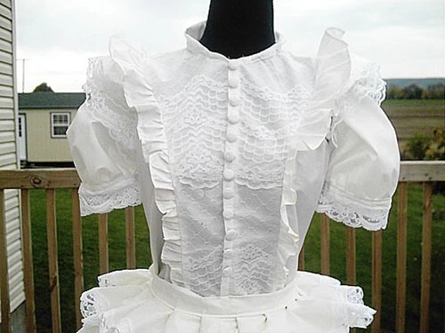 Gone with the Wind Scarlett O'Hara White Prayer Gown - Made to Measure *NEW - Image 3 of 4