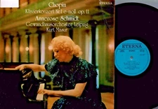 CHOPIN Piano Concerto No.1   ANNEROSE SCHMIDT   MASUR   Eterna Stereo   NM 